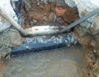 勐海测漏水之水管漏水